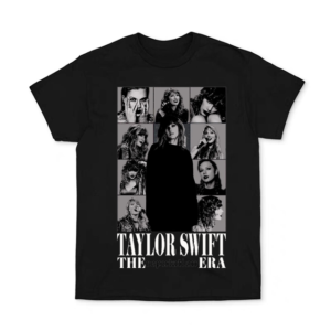 Taylor Concert Printed Cotton Black T-shirt